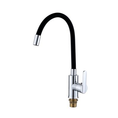 China Thermostatic Faucets Black Universal Cheap Kitchen Sink Silicone Hot And Cold Faucet Price Chrome for sale