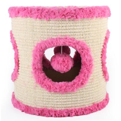 China Sustainable Wholesale Strong Construction House Scratching Post Cat Tree for sale