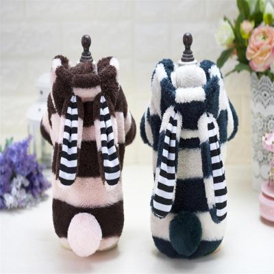 China Sustainable Hoodie Pet Clothes Cartoon Bunny Costumes For Puppy for sale