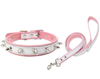 China Best Selling Viable Pet Products Dog Collars Leather Dog Collars Leashes for sale