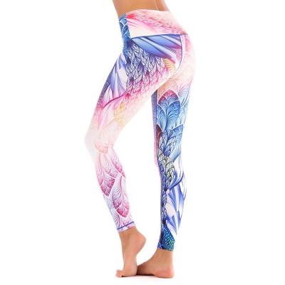 China Antibacterial Gym Tights Dropshipping Sports Workout Fitness Leggings Women Yoga Pants High Waisted Leggings for sale