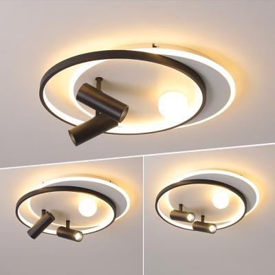 China Lighting Works New Design High Quality Interior Modern Ceiling Mounted Spot Light Iron Acrylic Home Hotel Led Ceiling Light for sale