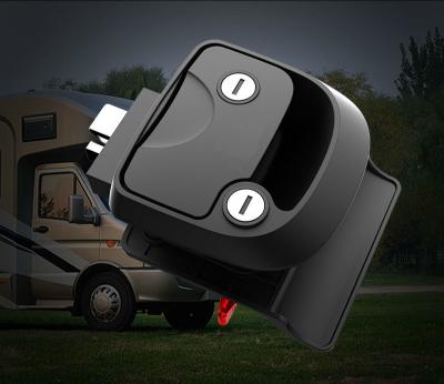 Κίνα Caravan RV Door Lock Latch Garage Black Plastic με ορειχάλκινο κλειδί προς πώληση