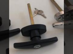 Garage Door T Handle Key Lock / Cabinet door swing handle lock