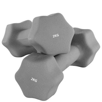 China Popular PVC Dumbbell Star End PVC Neoprene Dumbbell for sale