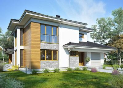 China Premium Prefab Lightweight Steel Frame Villas Luxury Prefab Modular Home Kit for sale