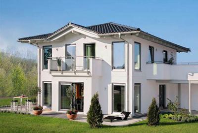 China Lichte staalframe Wit staal Structurele luxe Moderne prefab villa Modulaire huiskits Te koop