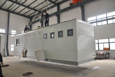 China Prefab Container House Baño público Panel de sándwich PU Baño de construcción conveniente en venta