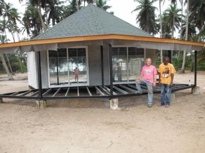 China De nieuwe Bungalow van ontwerp Prefabbali, Overwater-Bungalowwen voor Kust Te koop