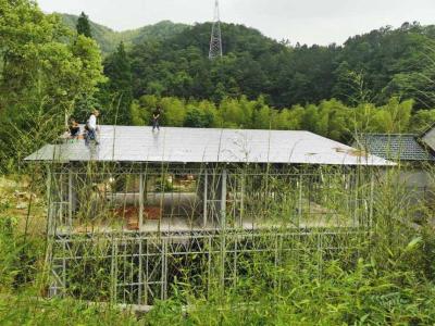 Chine Certificat CE Maison en acier préfabriquée Construction rapide Maison en acier léger Villa à vendre