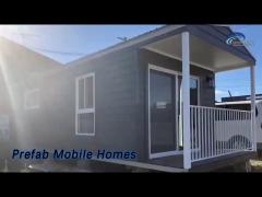 Light Prefab Mobile Homes Steel Frame Earthquake Proof Foldable For Hotel