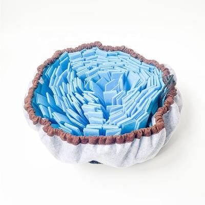 China Hot Selling Pet Stocked Snuffle Toy Soft Felt Snuffle Mat For Dogs for sale