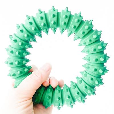 China Ring Luxury Dog Chew Toys Rubber Stocked For Indestructible Chewers Aggressive Dog Toy for sale