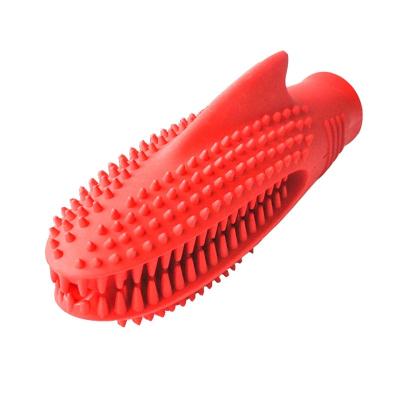 China Shark Shape Dog Chew Toy Dog Teeth Cleaning Toy Stocked Squeaky Dog Toy for sale