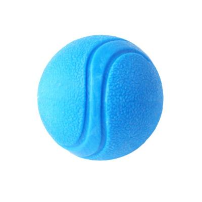 China Stocked Solid Rubber Pet Tennis Ball Training Ball For Dog TPR Dog Ball for sale