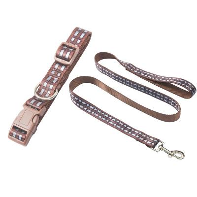 China Nylon Quick Release Dog Collars Leashes Chewbacca Dog Collar Set for sale