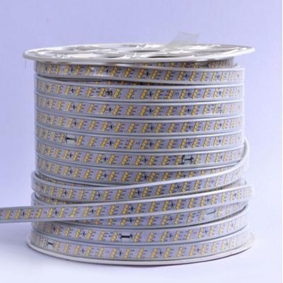 China Residential Factory Price PVC Coating Waterproof IP65 3 Tiers Flexible Strip AC 110V 220v Led Strip Light 2835 for sale