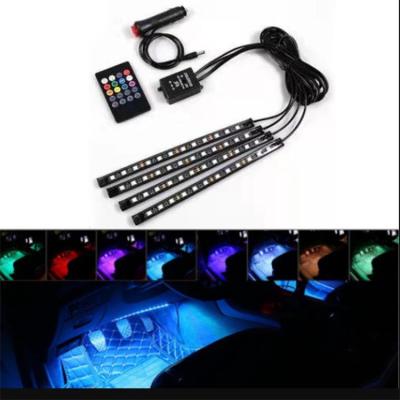 China Wholesale Residential Factory USB Atmosphere Light Vehicle Accent Light Strip Interior Ambient Car Led Step Light for sale