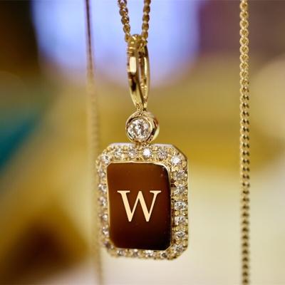 China FASHIONABLE Au750 Yellow Gold Diamond In 18K Yellow Gold Jewelry 100% Good Delicate Waterproof High Quality Pure Natural Women Jewelry 100% for sale