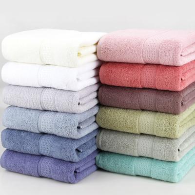 China Wholesale household cotton bath towel factory gift soft absorbent thickened textiles safe for towel children for sale