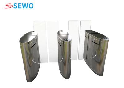 China ISO9001 Full Height Sliding Turnstile Pedestrian Access Control System 40people/min for sale