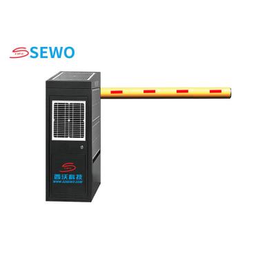 China SEWO Traffic Boom Barrier Photovoltaic Panel Solar Powered Parking Barrier Gate for sale