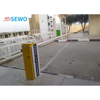 China Automatic Security Boom Gate Barrier , Parking Boom Gate With 3-6m Straight Arm for sale