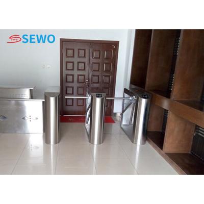 China Office Entrance Tripod Gate Barrier 30people/min Bi Directional Turnstile Door Access Control for sale