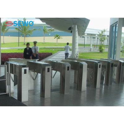 China SUS304 Electronic Security Tripod Barriers For Access Control for sale