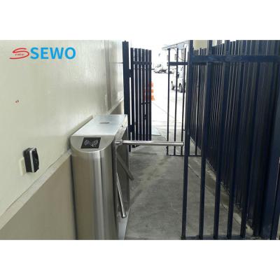 China Automatic RFID Tripod Turnstile Entrance Access Control And Exit Machine for sale