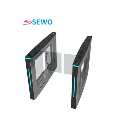 China Luxury Black Swing Barrier Turnstile, Ginásios Sistema de Controle de Acesso a Peões à venda