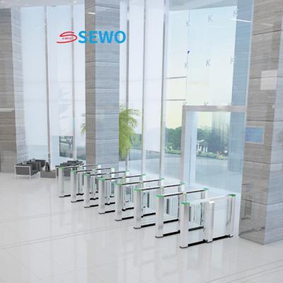 China RS485 TCP/IP One Way Turnstile Gate Speed Gates Fingerprint Time Attendance Access Control System for sale