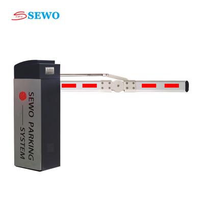 China Folding Electric Boom Barrier for Parking Lots and Toll Gates Max 6M Boom Length for sale