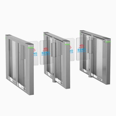 China Lector de tarjetas Puerta de barrera automática Control de acceso biométrico Puerta de velocidad de seguridad en venta