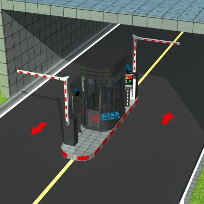 Cina Sistema di parcheggio auto pieghevole Porta di barriera automatica di riconoscimento targa Sistema di riconoscimento targa nero Colore del rivestimento in vendita