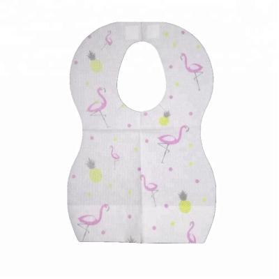 China Antibacterial Mum Favors Baby Bibs Soft Nonwoven Adhesive Tape Crumb Catcher 10 Pack for sale