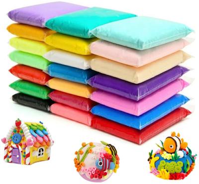 China DIY Toy Set 500G Educational Air Clay Design Super Soft Multicolor Magic Children Dry Clay Soft Modeling Educational Dough High Quality for sale