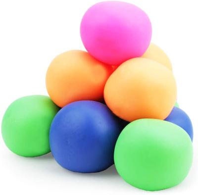 China Hot Selling Eco-friendly Material Eco-friendly Compression TPR Material Glow In The Dark Squishy Toy Balls Anti Stress for sale