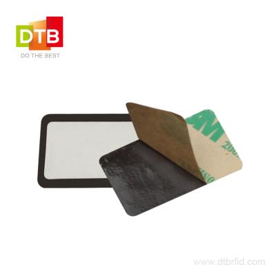 China MINI TAG DTB TAG Free Sample 13.56Mhz Anti NFC NFC Adhesive Metal Tag for sale