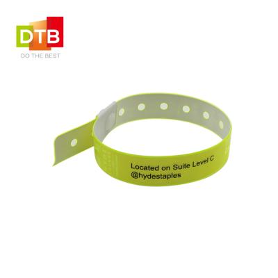 China Waterproof / Waterproof DTB Custom Printable rfid in pvc wristband pvc rfid wristband for sale