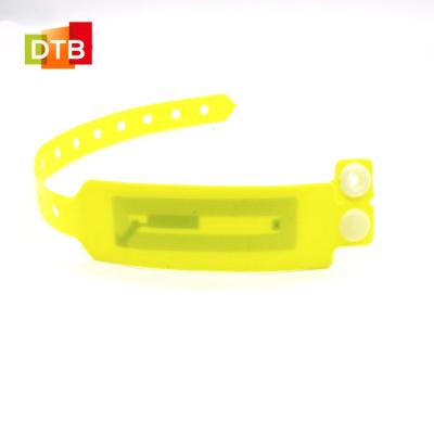 China Waterproof / waterproof DTB cheap printed kids tracking rfid wristband mifare 1k wristband for sale