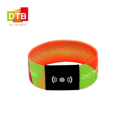 China DTB RFID Wristband NFC Access Control Soft Band for sale