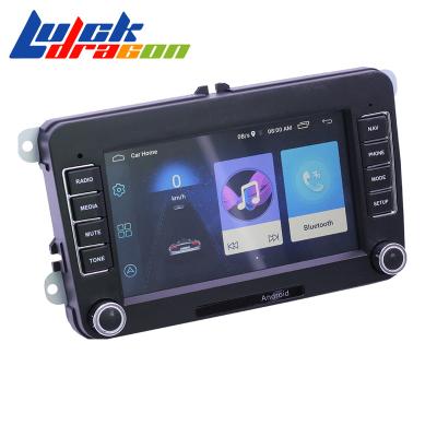 China 7inch Android10 Autoradio 2 Din Car Radio GPS WIFI BT FM Stereo For Volkswagen/VW/PASSAT/POLO/GOLF 5 6/TOURAN for sale