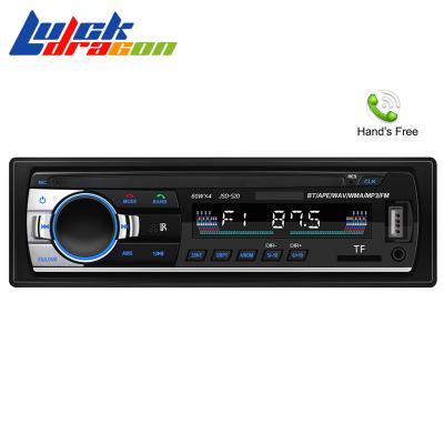 China Hot Selling Car Radio MP3 AUX/USB/TF Hansfree 1Din Aux Call Car Stereo BT 12V FM In-Dash. in receiver jsd-520 mp3 big power for sale