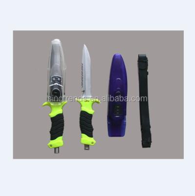 China Air Diving Non-variable Fixed Tactical Survival Stainless Steel Blade Diving Knife for sale