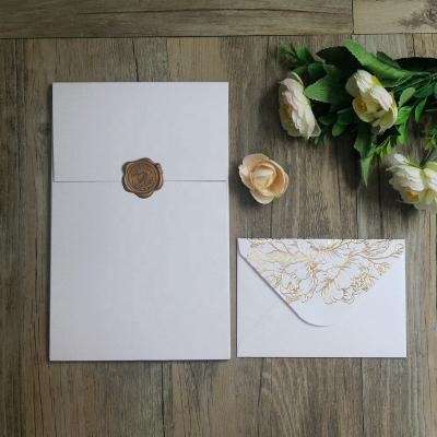 China OEM Wedding Envelopes Gift Wrap Waxed Paper Envelopes With Logo Printing Custom Made for sale