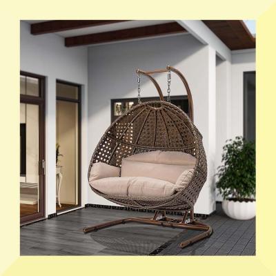 China Double Foldable Hanging Rocking Chair Basket for sale