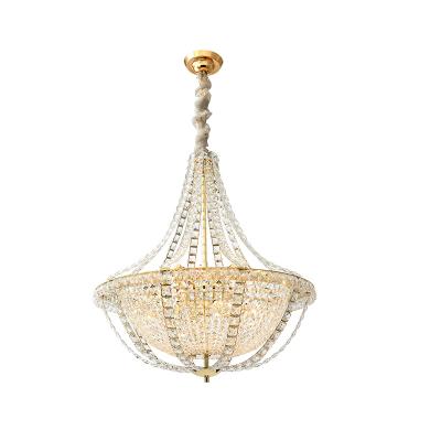 China Empire style Factory Hot Selling Luxurious Gold Empire Hotel Lobby kitchen island chandeliers & pendant lights for sale