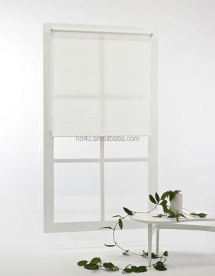 China Contemporary Mini Roller Blind 17mm Single System Solid Daylight Polyester Filtering Shades for sale