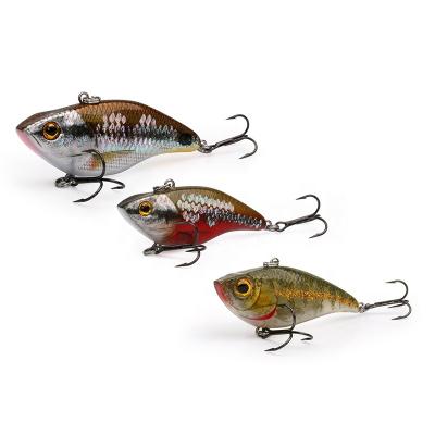 China 3D Eyes 3D Fishing Eyes Jerkbait Vibe Sinking Bait Hard Bait VIB Lure with Treble Hook for Bass Trout for sale